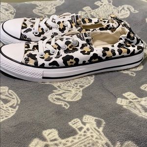 Leopard Print Converse